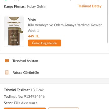 Viejo Zayıflama Kahvesi Kilo Vermemi Sağlamadı Aksine İştahımı Artırdı