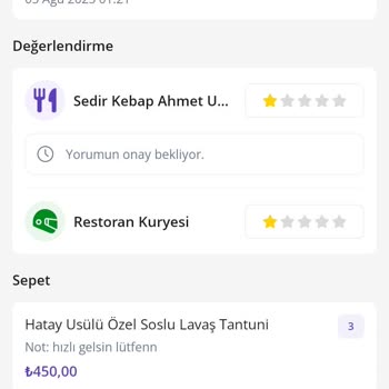 Geç Teslimat, Kötü Lezzet Ve Hijyen Sorunları Nedeniyle Mağduriyet Yaşadım