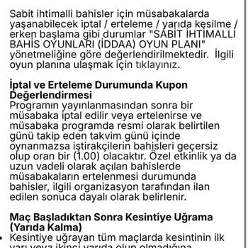 İddaa Yarıda Kalan Maçın Sonucu Bekletiliyor, Kuponumun Durumu Belirsiz