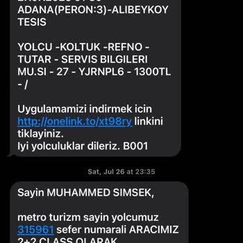 Koltuk Değişikliği Nedeniyle Mağduriyet Ve Bilet İadesi Talebi