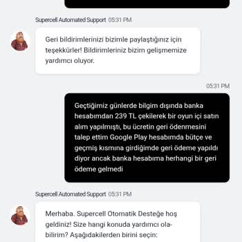 Hay Day Oyununda İzinsiz Para Çekimi Ve Geri Ödeme Sorunu