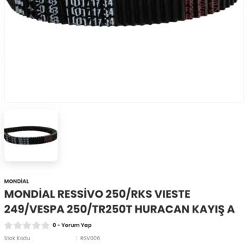 Mondial Ressivo 250 Motosiklet İçin Yedek Parça Temininde Büyük Sorun Ve Yetersiz Müşteri Desteği