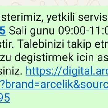 Servis Randevusuna Uymayan Arçelik Mağduriyeti