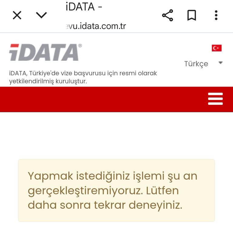 İdata Vize Randevu Sistemine Ulaşamıyorum, Mağduriyet Yaşıyorum