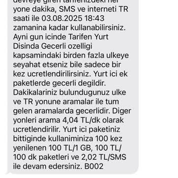 Avrupa Gezgin Paketi Kullanırken Ekstra Ücretlendirme Sorunu