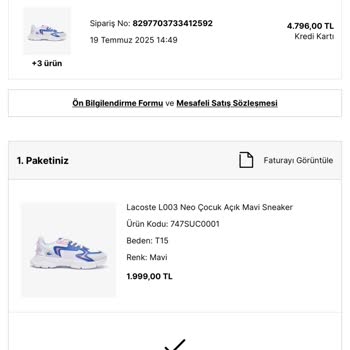 Siparişim Ne Gönderildi Ne De Bilgi Verildi, Mağdur Oldum