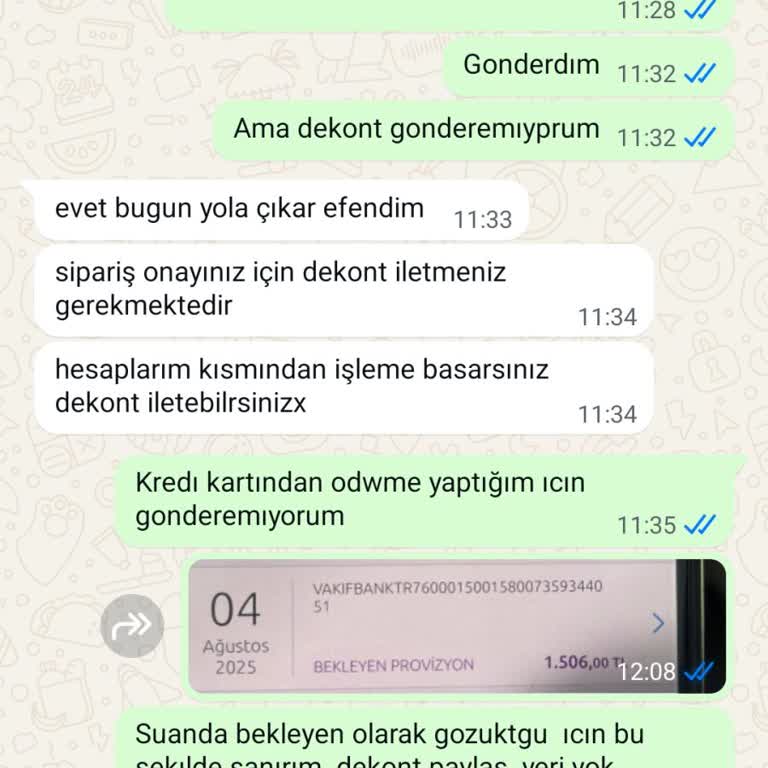 Sipariş Sonrası İletişimsizlik Ve Mağduriyet Yaşadım