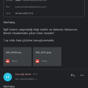 Getir Siparişim Oluşmadı Param Çekildi İade Bekliyorum