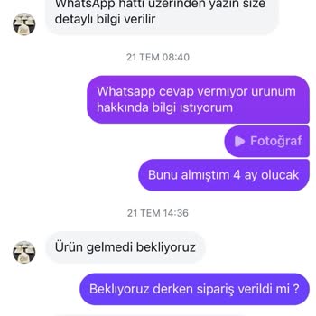 Aylarca Bekletilen Sipariş Sonrası Ürün Temin Edilemedi Ve Mağdur Edildim