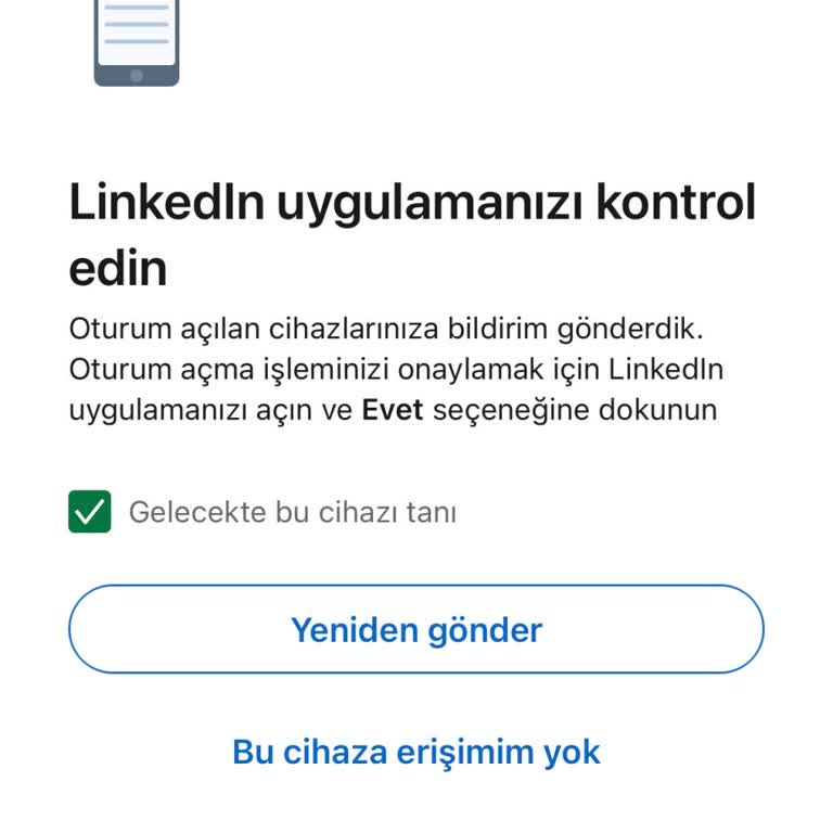I Can’t Log Back Into LinkedIn Due to Missing “Yes” Prompt for Verification