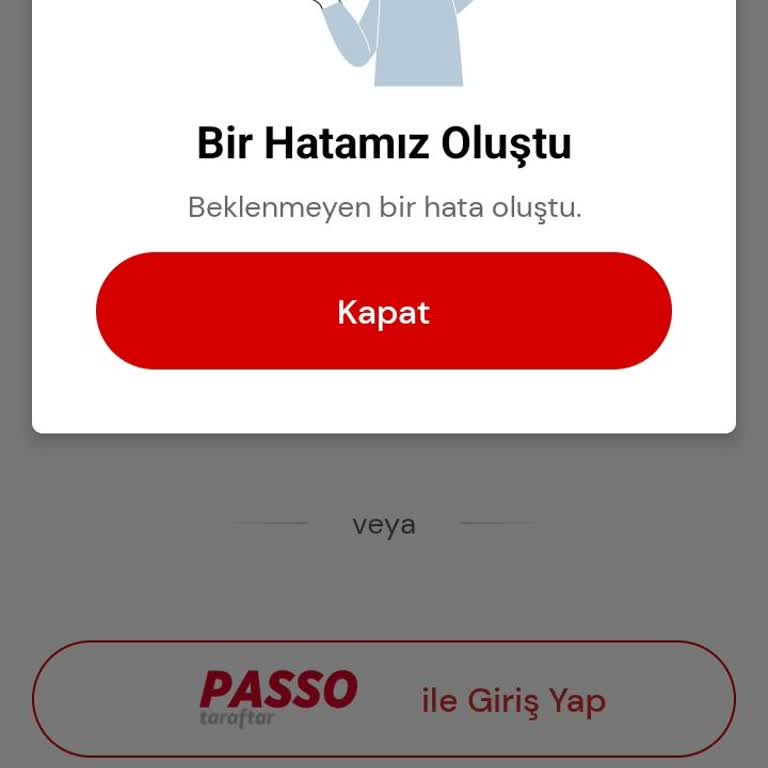 Passo Taraftar Passolig Uygulamasına Giriş Sorunu: Maç Haftası Mağduriyeti!
