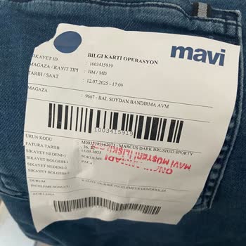 Mavi Pantolonlarda Tekrarlayan Dikiş Sökülmesiyle Yaşanan Mağduriyet