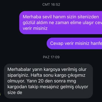 Siparişim Kargolanmadı, İletişim Sorunlu Ve Mağdur Edildim