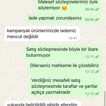 Yasal Cayma Hakkım Reddedildi, İade Talebim Kabul Edilmiyor