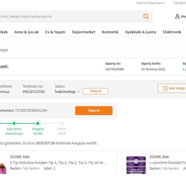 Siparişim Gönderilmedi, Müşteri Hizmetlerinden Çözüm Alamadım