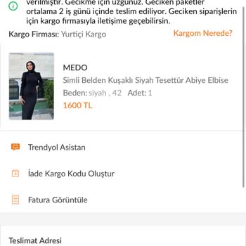 Kargo Takibi Ve Müşteri Hizmetleri Sorunu Nedeniyle Yaşanan Mağduriyet