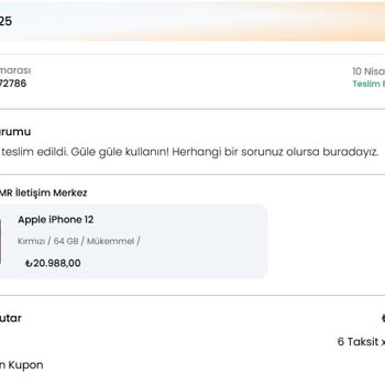 Getmobil'den Aldığım İphone 12 Garanti Sürecinde Büyük Hayal Kırıklığı Yaşadım