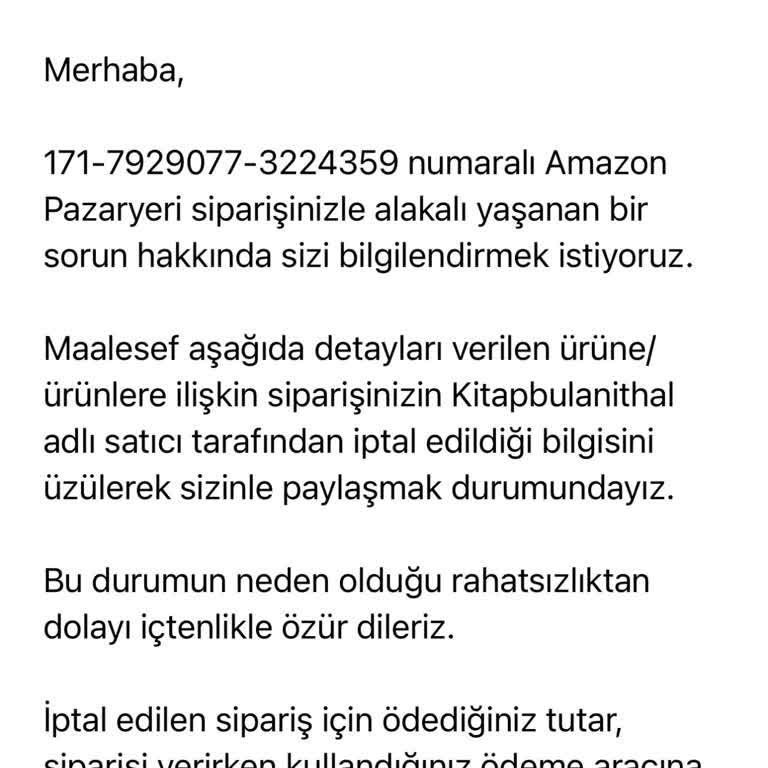 Amazon, İndirimli Ürün Siparişimi Gerekçesiz İptal Etti