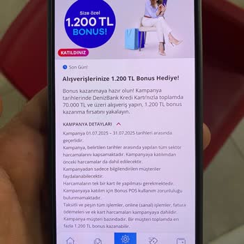 Denizbank Kampanya Bonusları Sürekli Yatırılmıyor