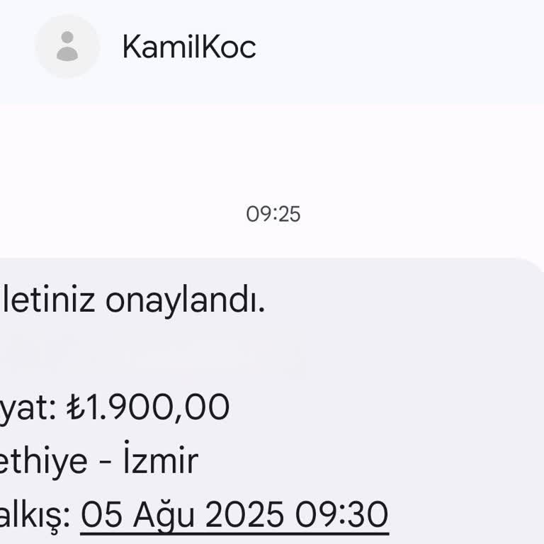 Kamil Koç Ve Obilet Bilet İptalinde Sorun Yaşatıyor