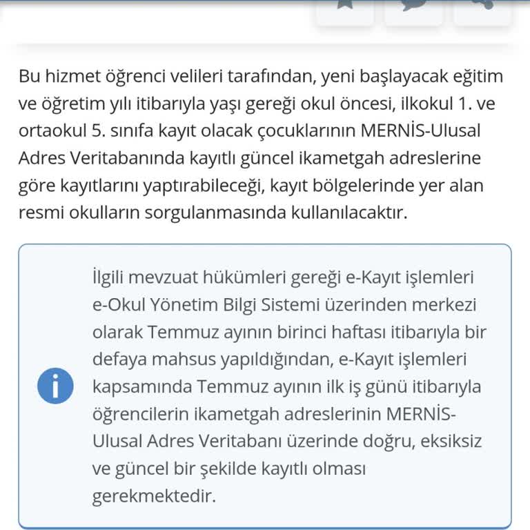 E-devlet Okul Kayıt Sorgusunda 15 Gündür Süren Mernis Hatası Mağduriyeti