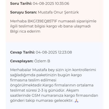 Siparişim Gönderilmiyor, Bilgilendirme Ve Çözüm Yok!