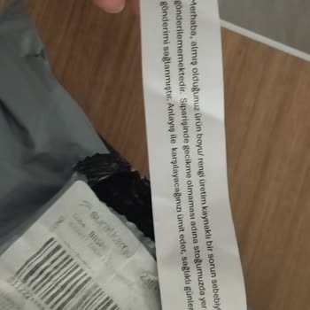 Siparişim Yerine Farklı Ve Değersiz Bir Ürün Gönderildi