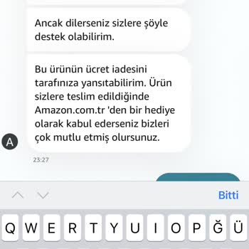 Amazon'un Teslimat Ve Müşteri Hizmetleri Sözü Yerine Getirilmedi