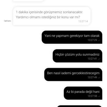 Siparişim Teslim Edildi Olarak Güncellenmiyor, İade Talebi Oluşturamıyorum