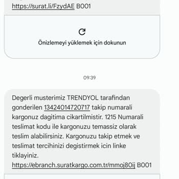 Sürat Kargo Erciş Şubesi'nde Teslimat Sorunu Ve Bilgilendirme Eksikliği