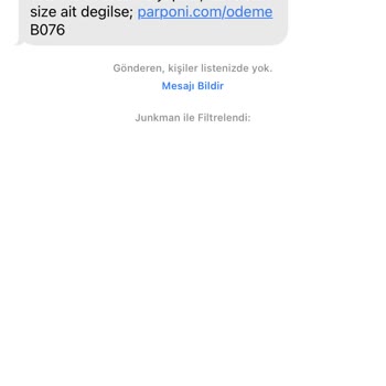 Bilgim Dışında Gelen SMS Ve Kişisel Veri Güvenliği Endişesi