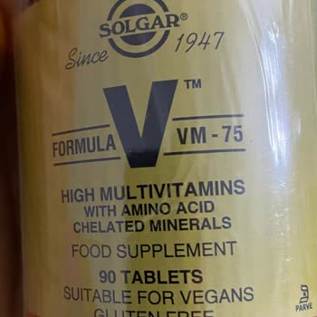 Solgar VM-75 Tabletlerde Küf Benzeri Noktalar Ve Ürün Bozulması Mağduriyeti