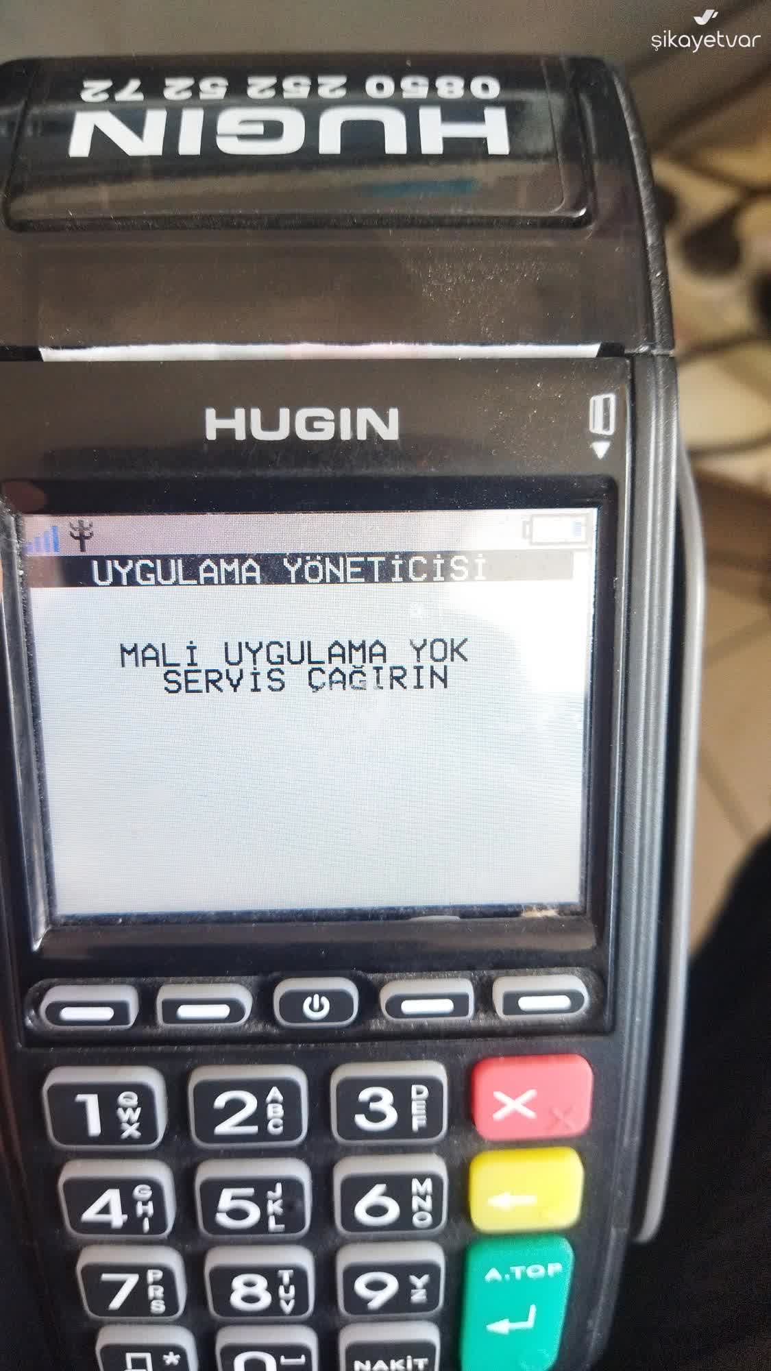 Hugin Ödeme Sistemleri Hugin T300 Cihazım Arızalandı, Mağduriyetim ...