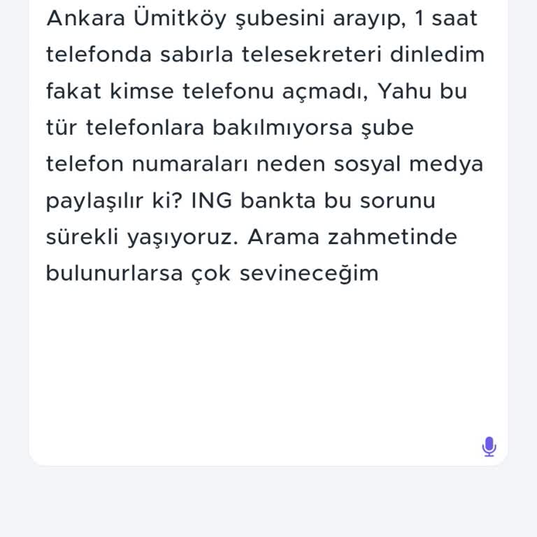 ING Ümitköy Şubesine Ulaşmak Neden Bu Kadar Zor