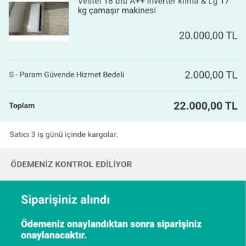 Sahibinden.com Üzerinden Yapılan Alışverişte Param Güvende Değildi