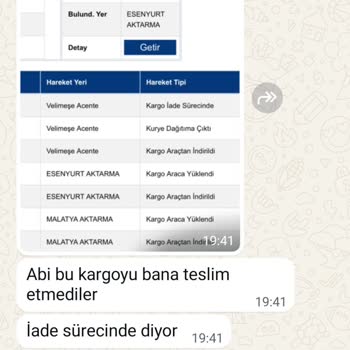 Kargom Kayboldu Aylardır Çözüm Sunulmuyor