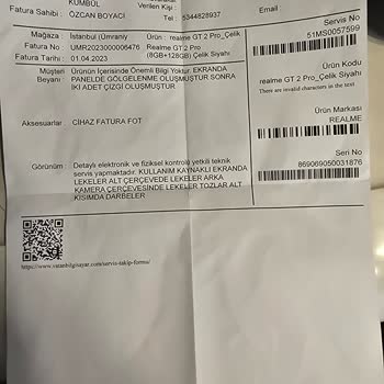 Realme GT2 Pro İade Sürecinde Mağduriyet Yaşadım