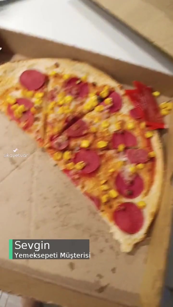 Pasaport Pizza Yemeksepeti Kuryesine Afiyet Olsun! videonun kapak resmi