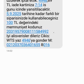 Siparişim Bilgi Verilmeden İptal Edildi, Mağduriyetim Giderilmiyor