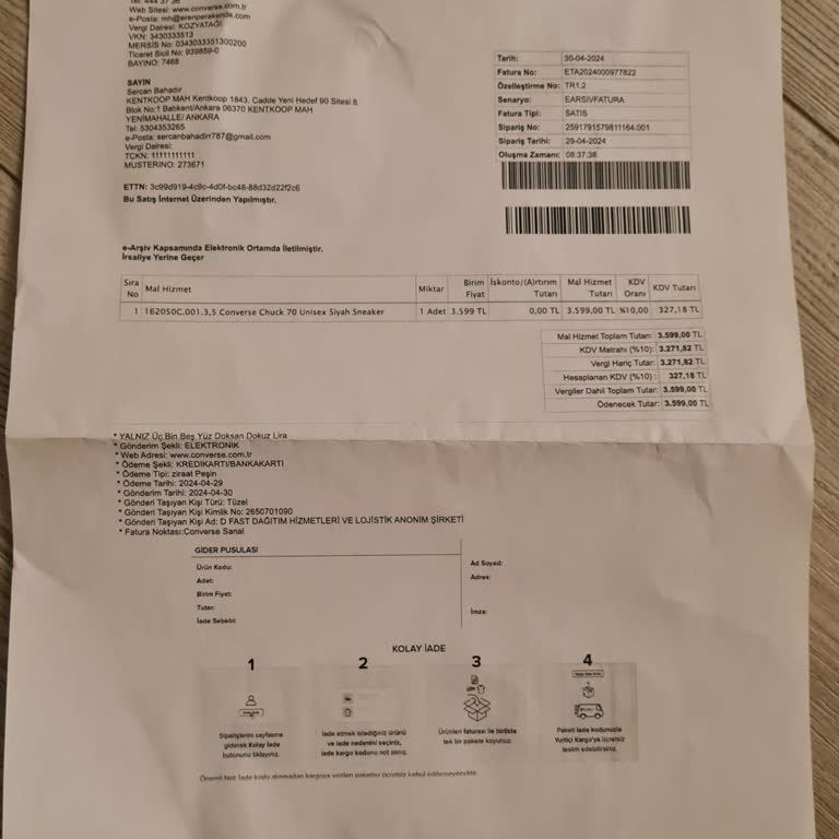 Kısa Sürede Yıpranan Converse Ayakkabı Ve Olumsuz Müşteri Hizmetleri Deneyimi