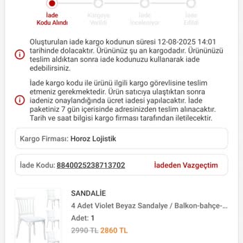 Siparişim 1 Aydır Teslim Edilmedi, İade Talebime Dönüş Yok