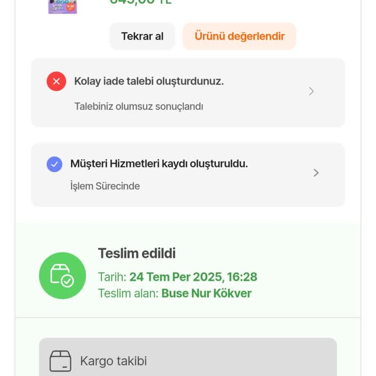 Kargom Kayboldu, Ücret İadem Yapılmıyor!
