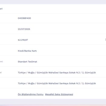 Sipariş Teslim Edilmedi, Ücret İadesi Yapılmıyor, Müşteri Hizmetleri İlgisiz