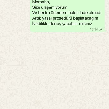 İptal Edilen Biletin Ücreti 17 Gündür İade Edilmedi, Müşteri Hizmetleri Yetersiz