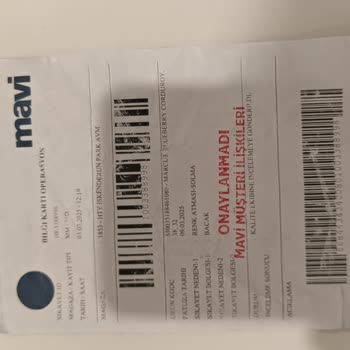 Mavi Pantolon Kısa Sürede Soldu, Değişim Talebim Reddedildi