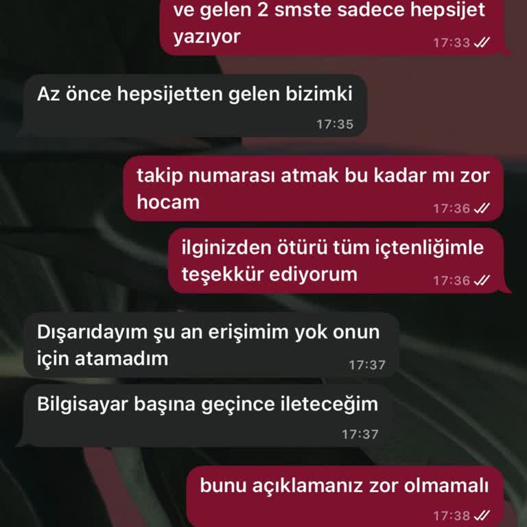 Sipariş Takibi Ve Müşteri Hizmetleri Yetersizliği Nedeniyle Mağduriyet