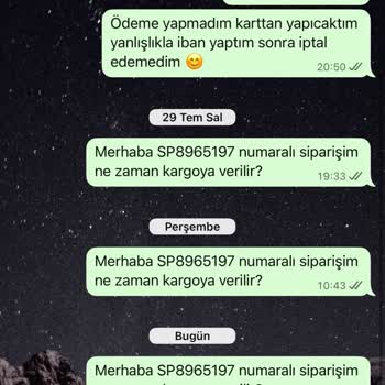 1 Aydır Teslim Edilmeyen Sipariş Ve İade Talebi