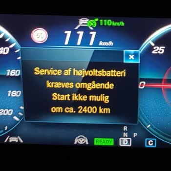 Mercedes EQB 300 Akü Uyarısı Ve Servis Belirsizliği