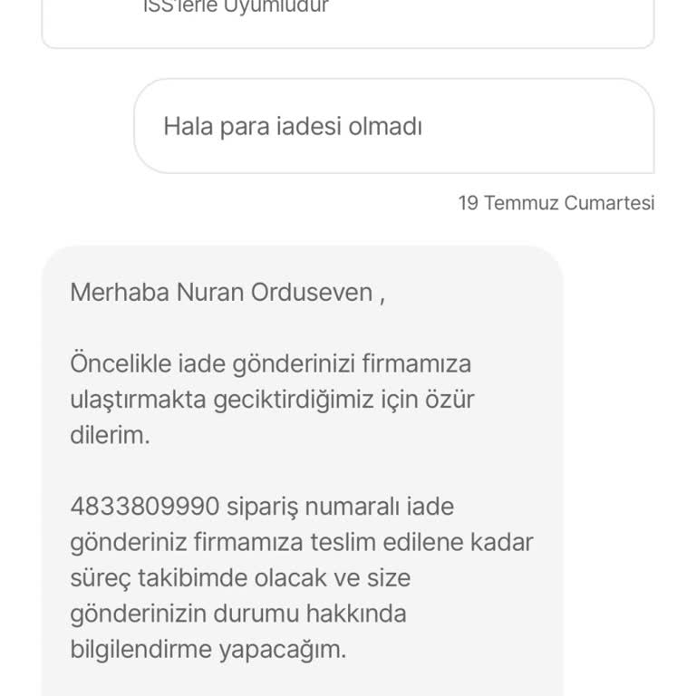 İade Edilmeyen Ücret: Beklemekten Yoruldum