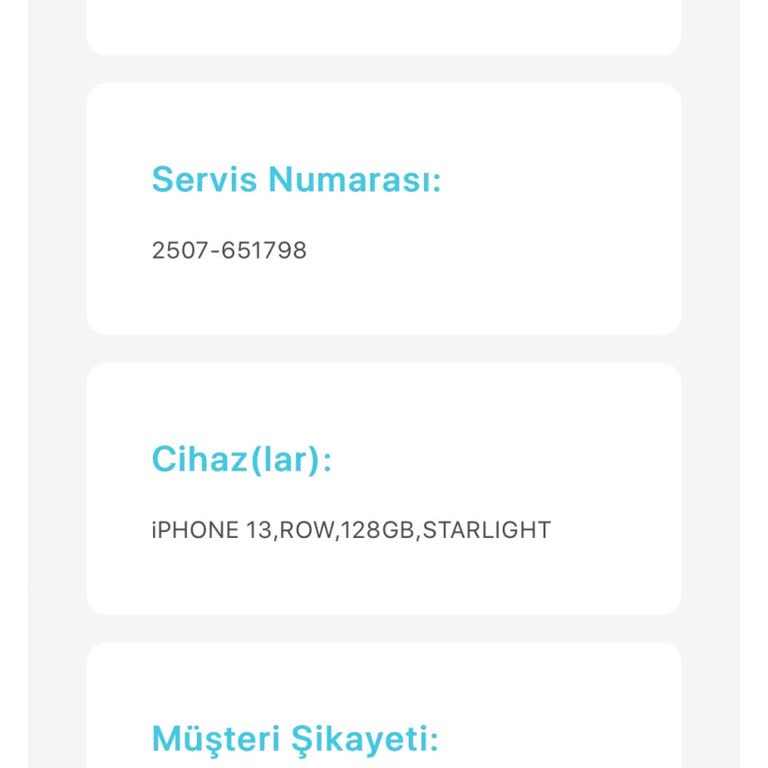 Onarımı Tamamlanan Telefonum Teslim Edilmiyor